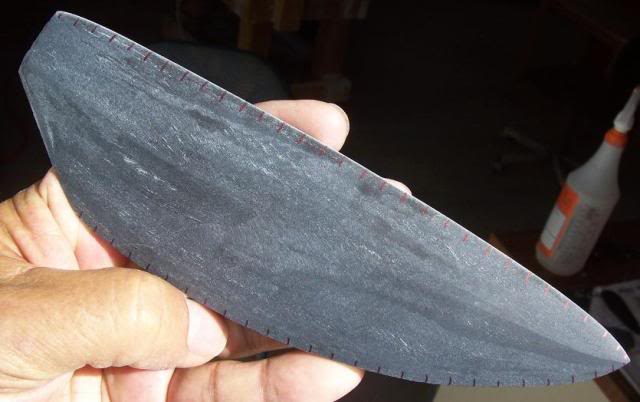 glass knapping/pressure flaking